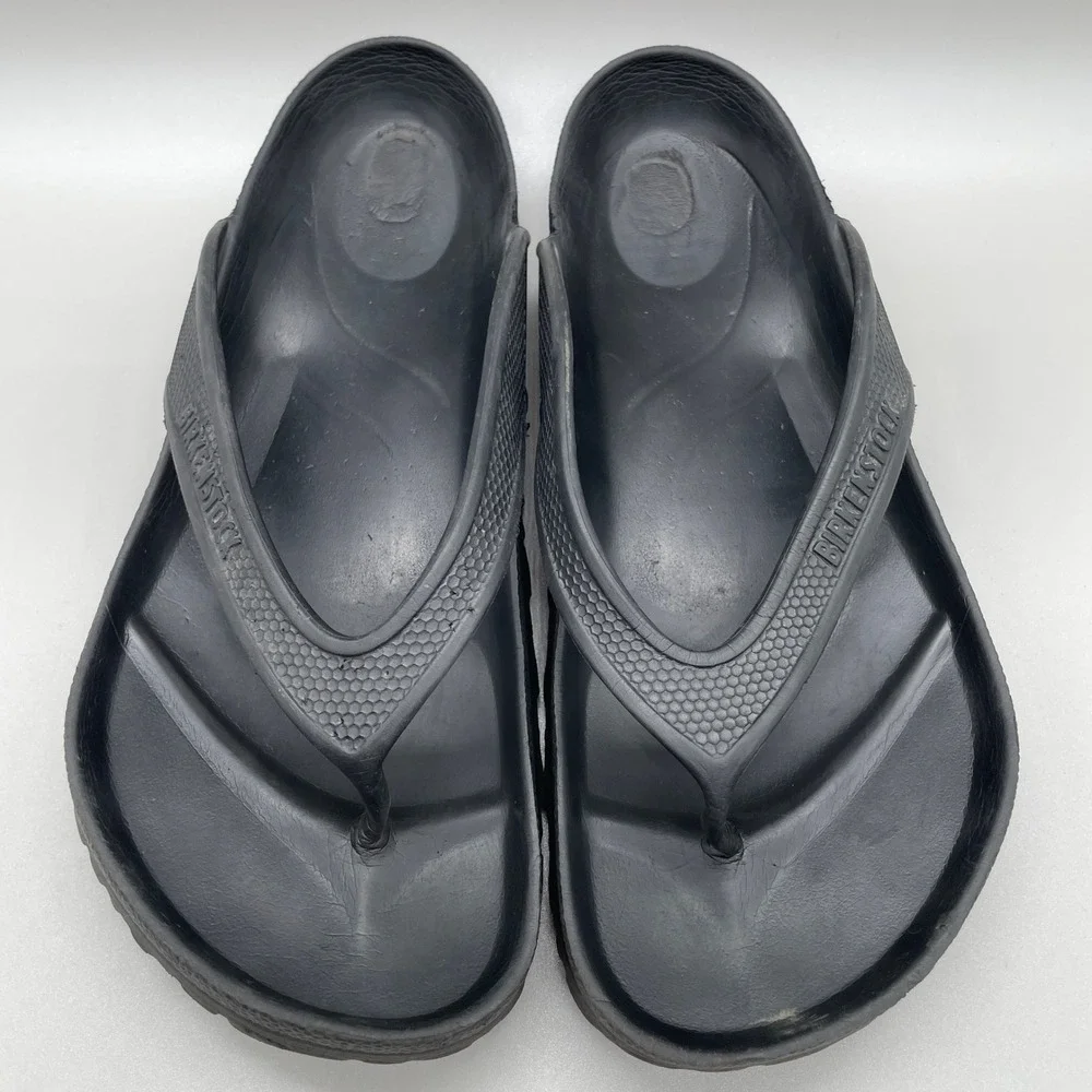 Birkenstock Honolulu EVA Sandals Womens 39 (US 8) Black Waterproof Flip Flops
